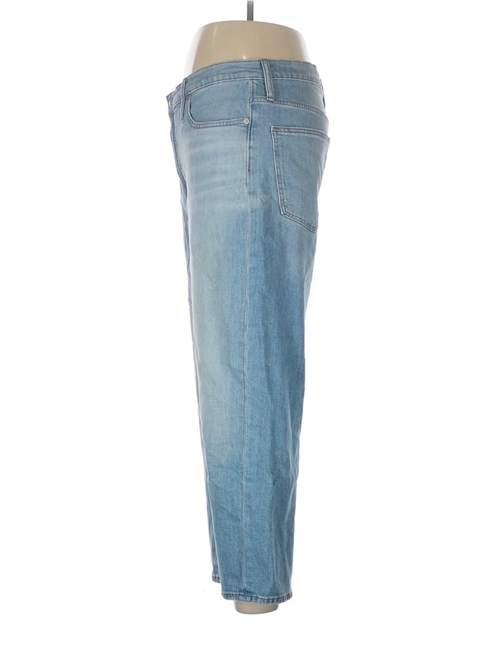 Madewell Slim Wide-Leg Crop Jeans Women’s Size 32 Light Wash High Rise Denim - Picture 4 of 6